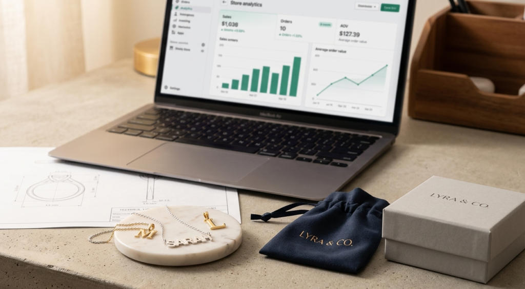 Flexible low MOQ custom jewelry manufacturing for growing Shopify brands and independent designers